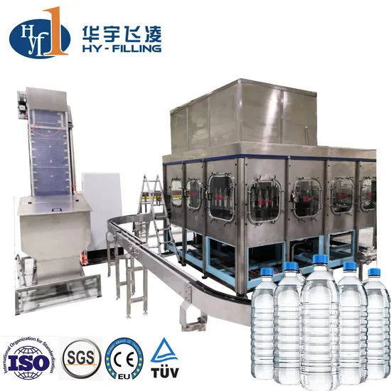 Automatic Pet Glass Bottling Packing Plant Pure Drinking Mineral Water Filling Machine